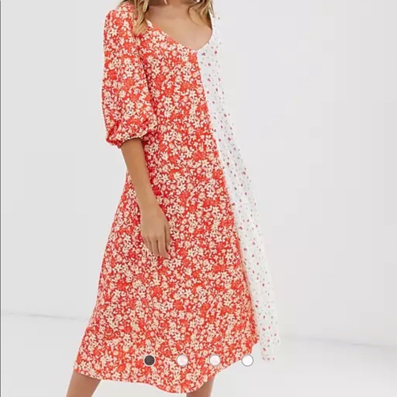 ASOS Dresses & Skirts - ASOS DESIGN mixed print midi